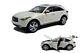 118 1/18 Infiniti Qx70 Suv Diecast Miniature Model Car Gifts White Vehicle Toy