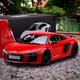 118 Audi R8 V10 Plus Alloy Sports Car Model Diecast Metal Toy Vehicle Car Model