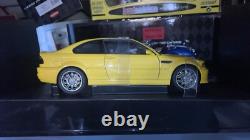 118 BMW M3 E46 AutoArt Coupe Yellow Diecast Car Model Car Toy Car