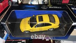 118 BMW M3 E46 AutoArt Coupe Yellow Diecast Car Model Car Toy Car