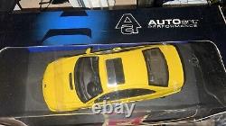 118 BMW M3 E46 AutoArt Coupe Yellow Diecast Car Model Car Toy Car