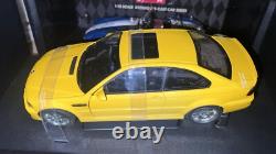 118 BMW M3 E46 AutoArt Coupe Yellow Diecast Car Model Car Toy Car