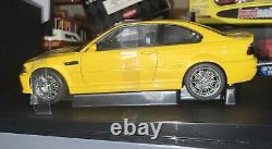 118 BMW M3 E46 AutoArt Coupe Yellow Diecast Car Model Car Toy Car