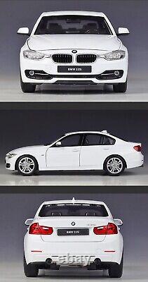 118 Diecast Toy BMW 335I Car Model Alloy White Vehicle Metal Birthday Gift New