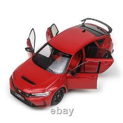 118 Honda Civic Type-R FL5 Red Diecast Model Car Collectibles Gift Toy Series