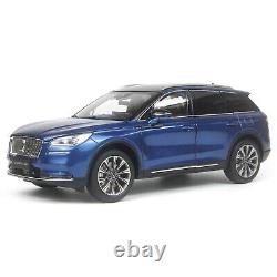 118 Lincoln Corsair Blue Diecast Model Car Collect Gift Children Toy Series
