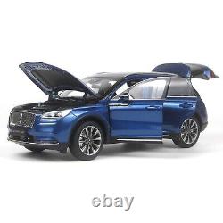 118 Lincoln Corsair Blue Diecast Model Car Collect Gift Children Toy Series