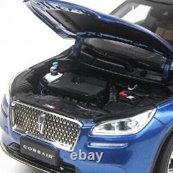 118 Lincoln Corsair Blue Diecast Model Car Collect Gift Children Toy Series