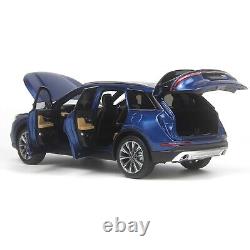 118 Lincoln Corsair Blue Diecast Model Car Collect Gift Children Toy Series