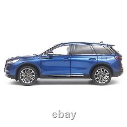 118 Lincoln Corsair Blue Diecast Model Car Collect Gift Children Toy Series