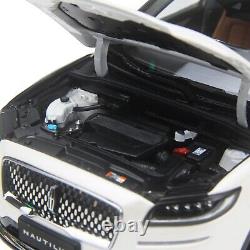 118 Lincoln Nautilus White Diecast Model Car Collect Gift Children Toy Series