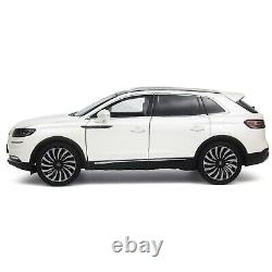 118 Lincoln Nautilus White Diecast Model Car Collect Gift Children Toy Series