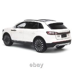 118 Lincoln Nautilus White Diecast Model Car Collect Gift Children Toy Series