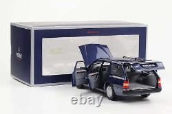118 Mercedes-Benz 300D T Model S124 124 1990 Nautical Blue Metallic Norev Limi