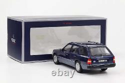 118 Mercedes-Benz 300D T Model S124 124 1990 Nautical Blue Metallic Norev Limi