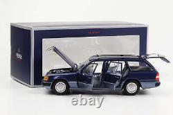 118 Mercedes-Benz 300D T Model S124 124 1990 Nautical Blue Metallic Norev Limi