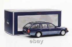 118 Mercedes-Benz 300D T Model S124 124 1990 Nautical Blue Metallic Norev Limi