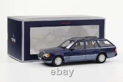 118 Mercedes-Benz 300D T Model S124 124 1990 Nautical Blue Metallic Norev Limi
