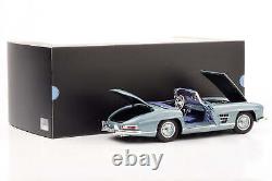 118 Mercedes-Benz 300 SL W 198 II Roadster 1957-1963 Light Blue Norev Hardtop