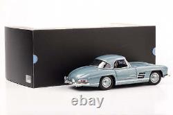 118 Mercedes-Benz 300 SL W 198 II Roadster 1957-1963 Light Blue Norev Hardtop