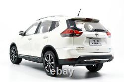 118 Nissan X-Trail SUV 2019 White Diecast Model Miniature Car Hobby Vehicle