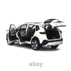 118 Paudi Nissan X-Trail 2022 White Diecast Model Car Collect Gifts