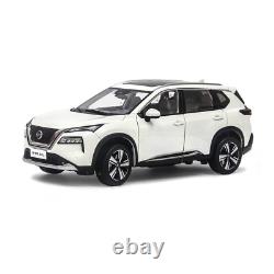 118 Paudi Nissan X-Trail 2022 White Diecast Model Car Collect Gifts