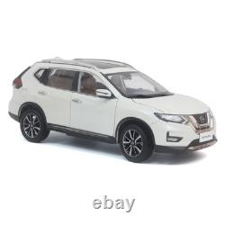 118 Paudi Nissan X-Trail Rogue 2018 White Diecast Model Car Collect Gifts