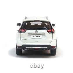 118 Paudi Nissan X-Trail Rogue 2018 White Diecast Model Car Collect Gifts