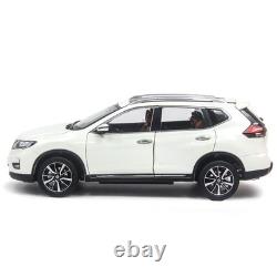 118 Paudi Nissan X-Trail Rogue 2018 White Diecast Model Car Collect Gifts