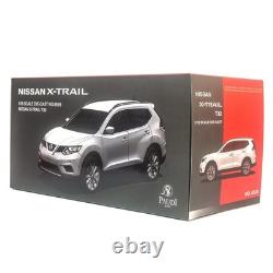 118 Paudi Nissan X-Trail Rogue 2018 White Diecast Model Car Collect Gifts