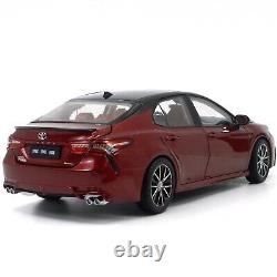 118 Paudi Toyota Camry 2021 Sport Red Diecast Model Car Vehicle Collection Gift