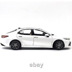 118 Paudi Toyota Camry 2021 White Diecast Model Car Vehicle Collection Gift