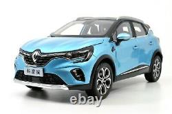 118 Renault Captur 2020 Blue Diecast Miniature Model Car Metal Vehicle Toy