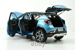 118 Renault Captur 2020 Blue Diecast Miniature Model Car Metal Vehicle Toy