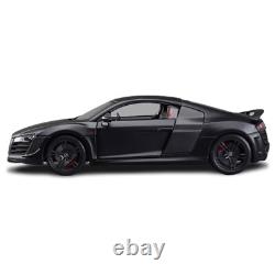 118 Scale Audi R8 GT Black Alloy Diecast Model Car Toy Vehicle Collection Kids