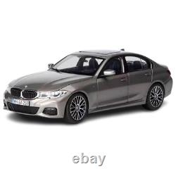 118 Scale BMW 330i 2019 Gray Diecast Model Car Collectibles Gift Toy Series