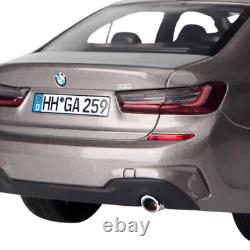 118 Scale BMW 330i 2019 Gray Diecast Model Car Collectibles Gift Toy Series