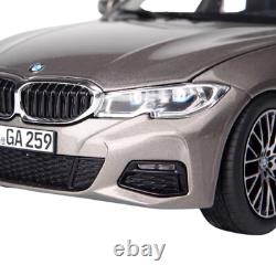 118 Scale BMW 330i 2019 Gray Diecast Model Car Collectibles Gift Toy Series