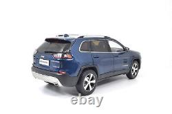 118 Scale Jeep Cherokee Blue Alloy Diecast Model Car Toy Vehicle Collection Kid