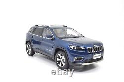 118 Scale Jeep Cherokee Blue Alloy Diecast Model Car Toy Vehicle Collection Kid