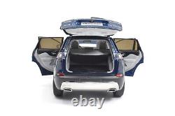 118 Scale Jeep Cherokee Blue Alloy Diecast Model Car Toy Vehicle Collection Kid