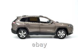 118 Scale Jeep Cherokee Brown Alloy Diecast Model Car Toy Vehicle Collection