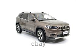 118 Scale Jeep Cherokee Brown Alloy Diecast Model Car Toy Vehicle Collection