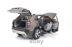 118 Scale Jeep Cherokee Brown Alloy Diecast Model Car Toy Vehicle Collection