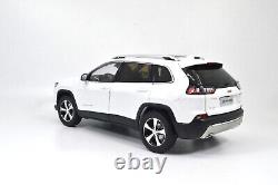 118 Scale Jeep Cherokee White Alloy Diecast Model Car Toy Vehicle Collection