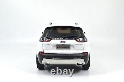 118 Scale Jeep Cherokee White Alloy Diecast Model Car Toy Vehicle Collection