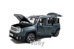 118 Scale Jeep Renegade Gray 2016 Model Car Toy Vehicle Collection Kids Gift