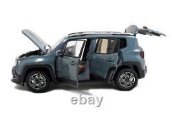 118 Scale Jeep Renegade Gray 2016 Model Car Toy Vehicle Collection Kids Gift