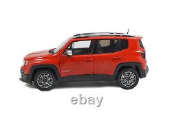 118 Scale Jeep Renegade Red 2016 Model Car Toy Vehicle Collection Kids Gift
